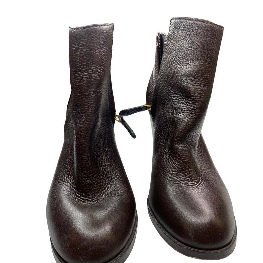 Tory Burch Dark Brown Ankle Booties - Picture 13 of 14